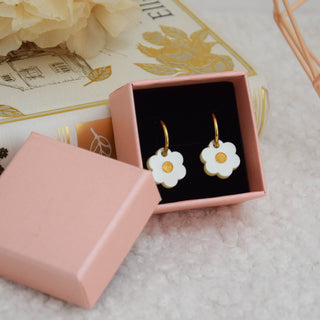 Paire de boucles d'oreilles - Marguerites