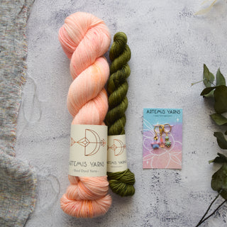 Set chaussettes Artemis High twist - Peach perfect + Tamlin