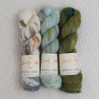Set de 3 écheveaux - Artemis Baby suri lace - Temple x Tamlin
