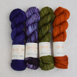 Set of 4 skeins - Base Artemis DK - Rhysand x Lucien