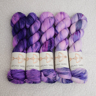 Set de 5 écheveaux "Clematis"- Artemis High Twist