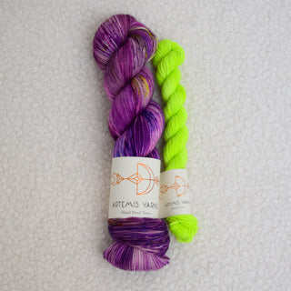 Sock set - High twist - Coral Reef + Bioluminescent