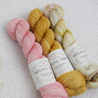 Doodler shawl set Hunt and Beauty - Artemis Sock