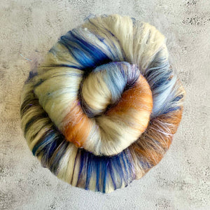 Jellyfish - Nappe cardée en laine mérinos