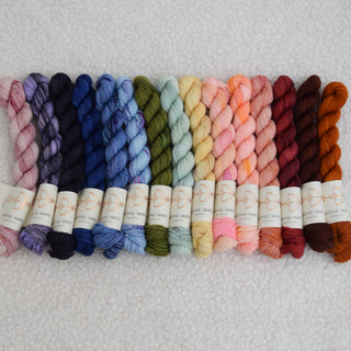 Set of 15 minis skeins "Sweet treats at the Courts"