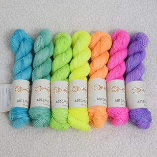 8 color fade - Artemis Soft Sock 50g
