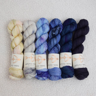 Set de 6 écheveaux - Artemis High Twist - Bow and Arrow x Nesta
