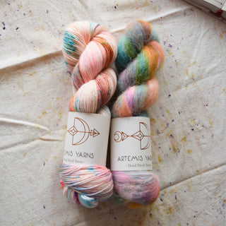 Floof set Happy dye - Squishy single + Stratos