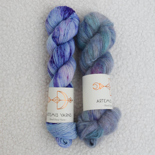 Floof set - Classic Single Blueberry ice cream + Storm Dragonfly
