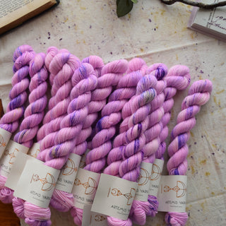 Artemis High twist mini 20g - Happy dye soft pink