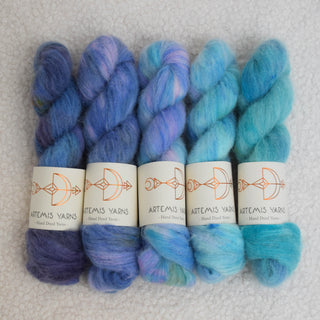 5 skeins fade colorways "Nereids"- Base Artemis Stratos