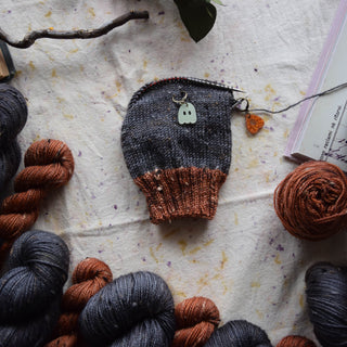 Sock set of the Month - "Halloween 2026" - Doomed + Pumpkin patch