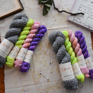 Sock set Selene + Sprinkles - Bioluminescent Sprinkles