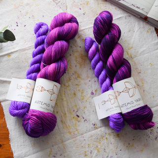 Sock set - Artemis Sock - Dionysus + Happy dye Purple