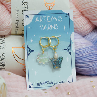 Stitch markers Duo - Spring butterfly