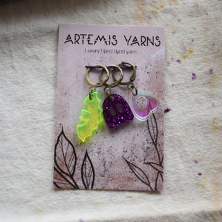 Set of 3 removable stitch markers - Halloween 2026 set 3