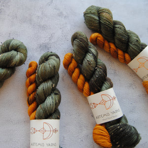 Artemis tweed - Sock set - Loneliness + Copper