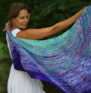 Pre order - Brioche Shell Shawl kit - "The Original"